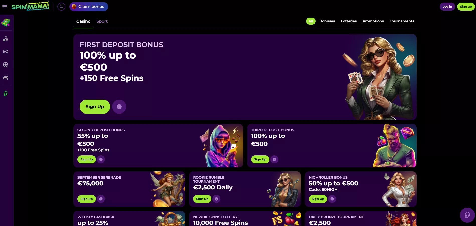 Spinmama казино